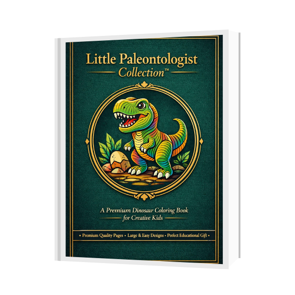 50+ Adorable Dinosaur Pages with Thick Lines – Perfect for Toddlers & Preschoolers Ages 3–8